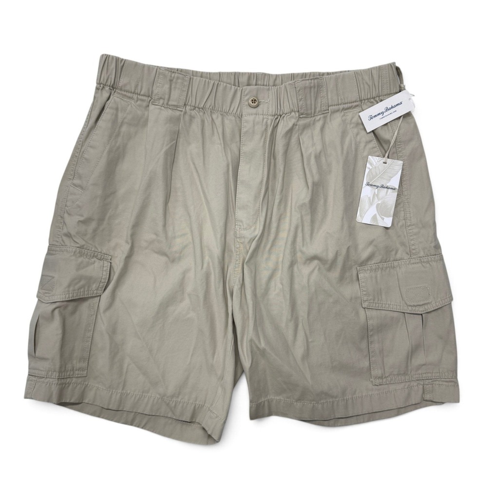 Tommy Bahama Bahama Survivor 8 Cargo Shorts Mens XL Shoreline Khaki TR807 NWT